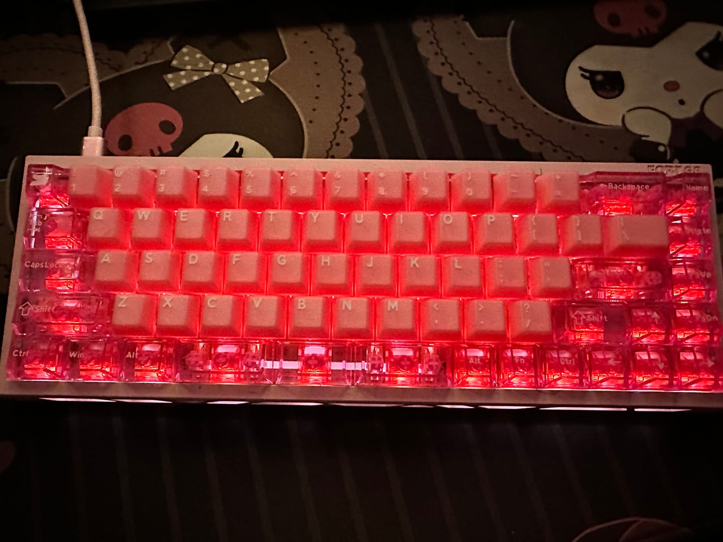 Customer photo review of Gateron Fort68 Alüminyum Klavye (Manyetik Switch / HE)