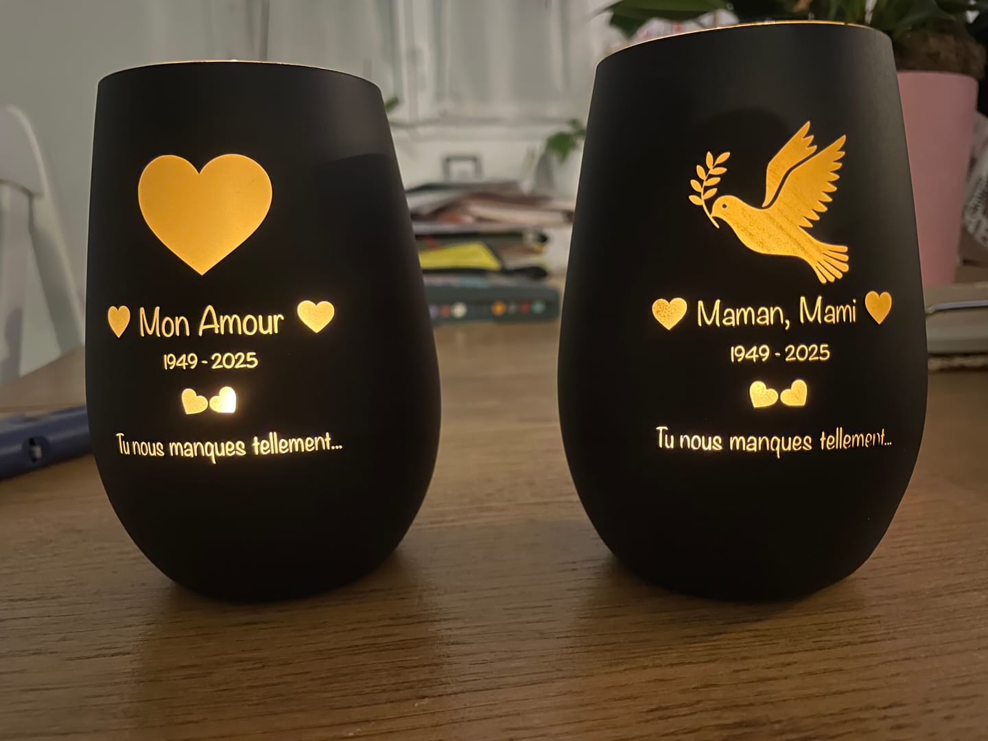 Customer photo review of Tu nous manques... - Deuil-Photophore