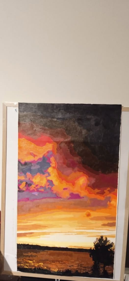 Customer photo review of Paint By Numbers omalla kuvalla
