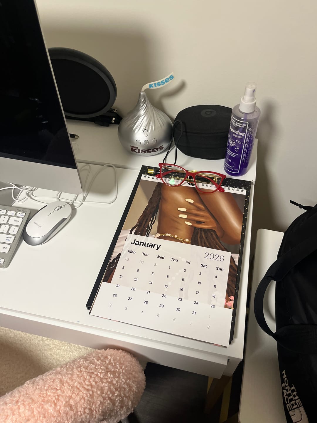 Customer photo review of Aaronya Paints Wall calendar (2026)