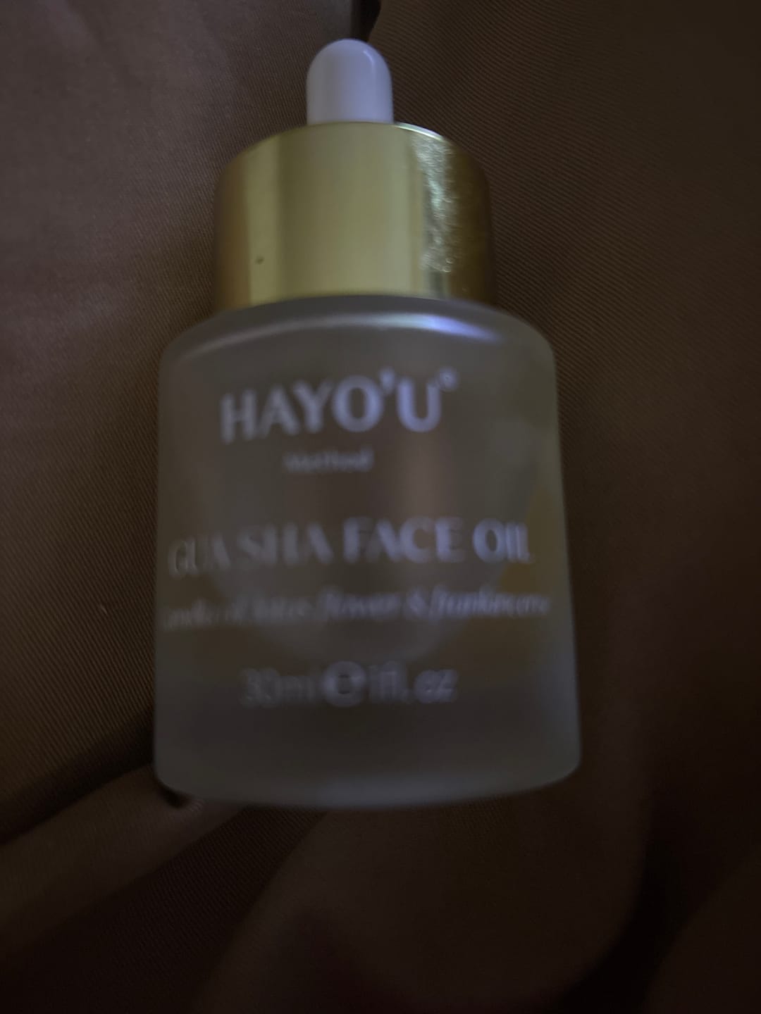 Customer photo review of Hayo’u Beauty Gua Sha Face Oil 30ml