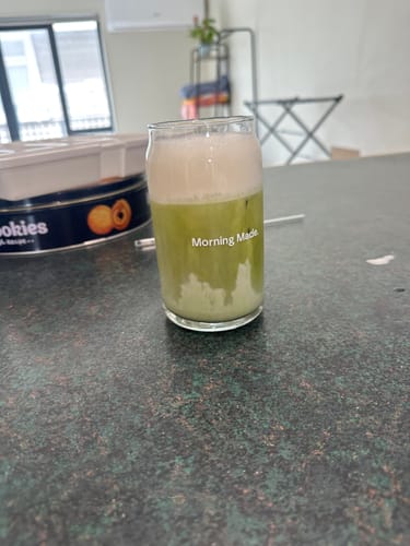Customer photo review of Vanilla Matcha Latte