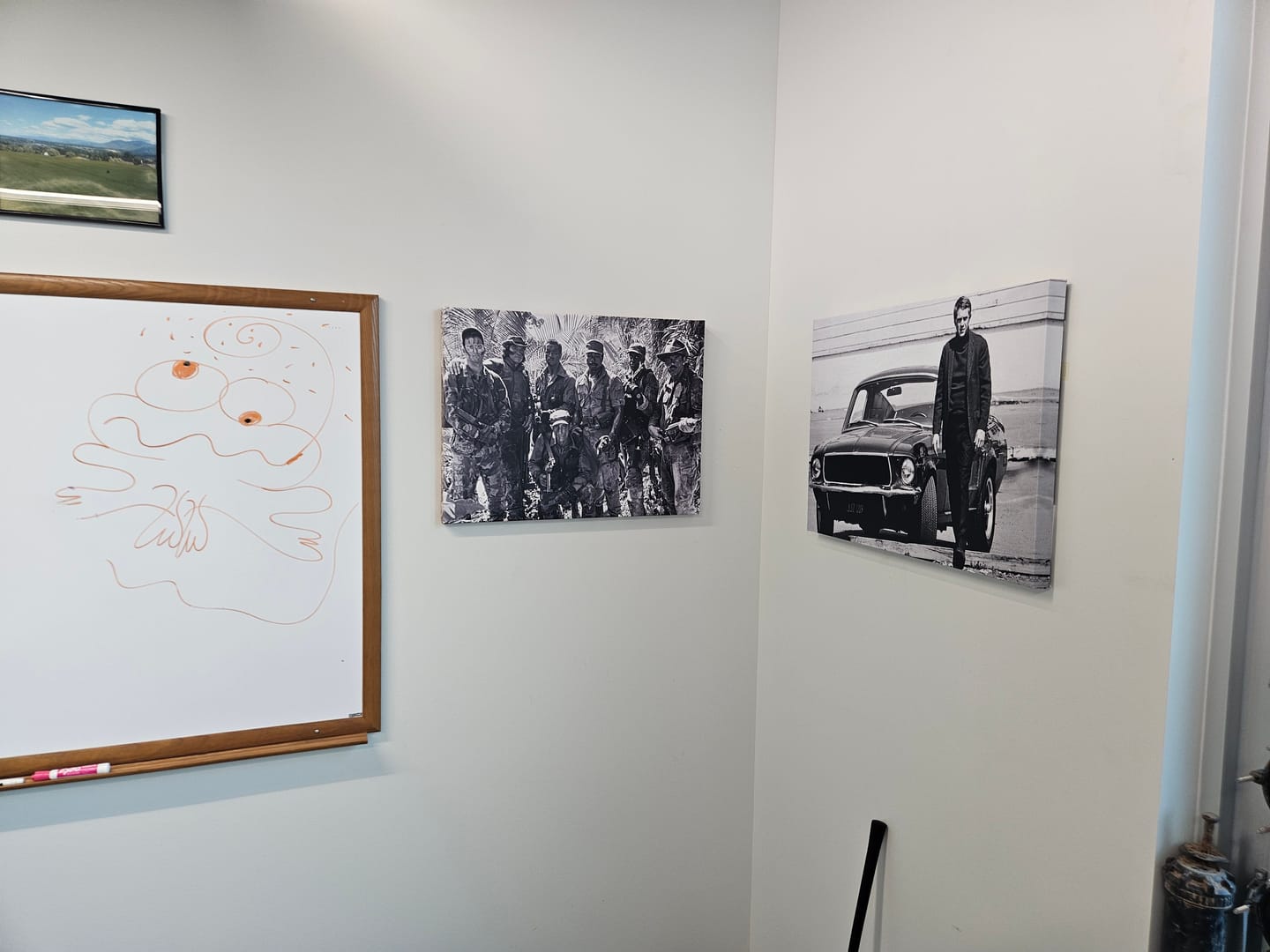 Customer photo review of Predator Crew Wall Art