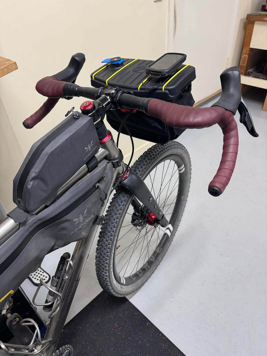 Customer photo review of The Big Handlebar Bag