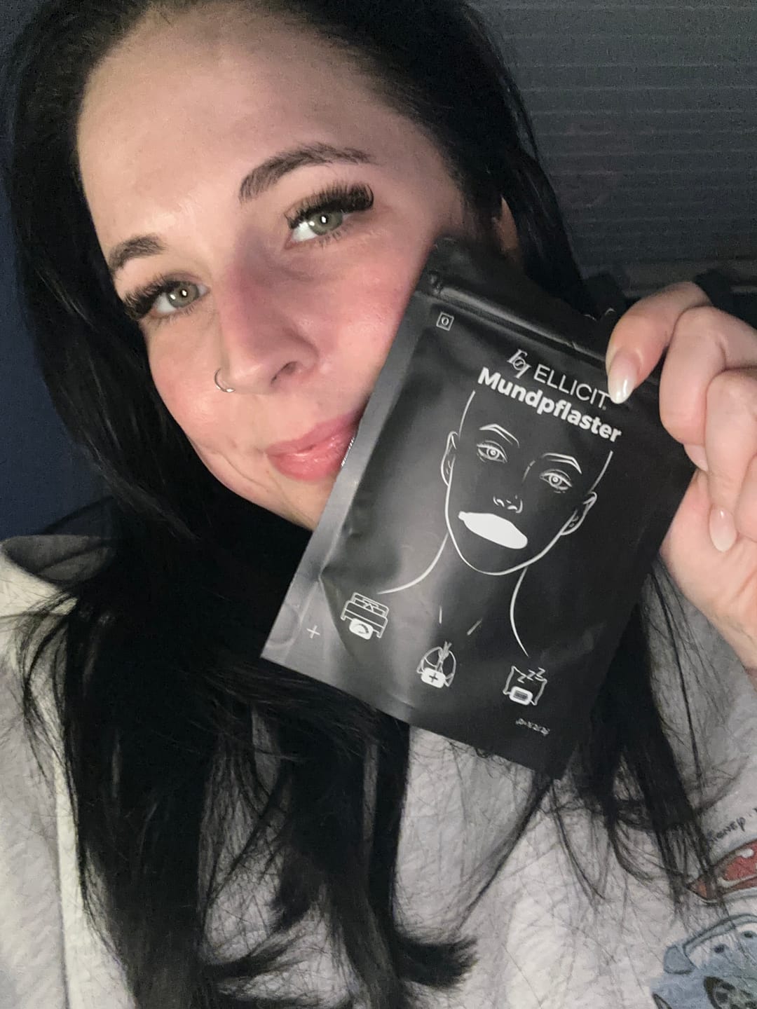 Customer photo review of ELLICIT Mundpflaster