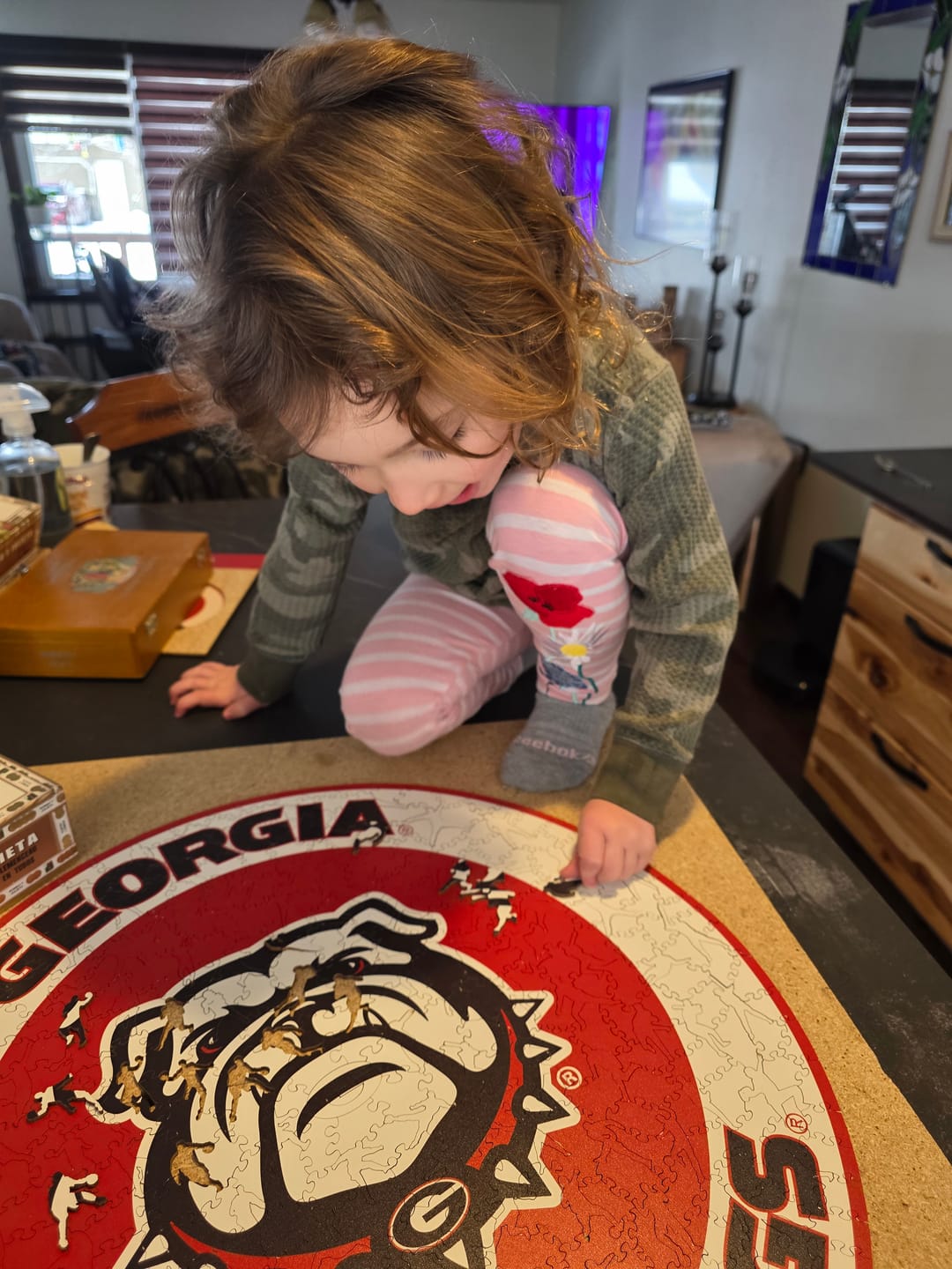 Customer photo review of University of Georgia - Wooden Puzzle