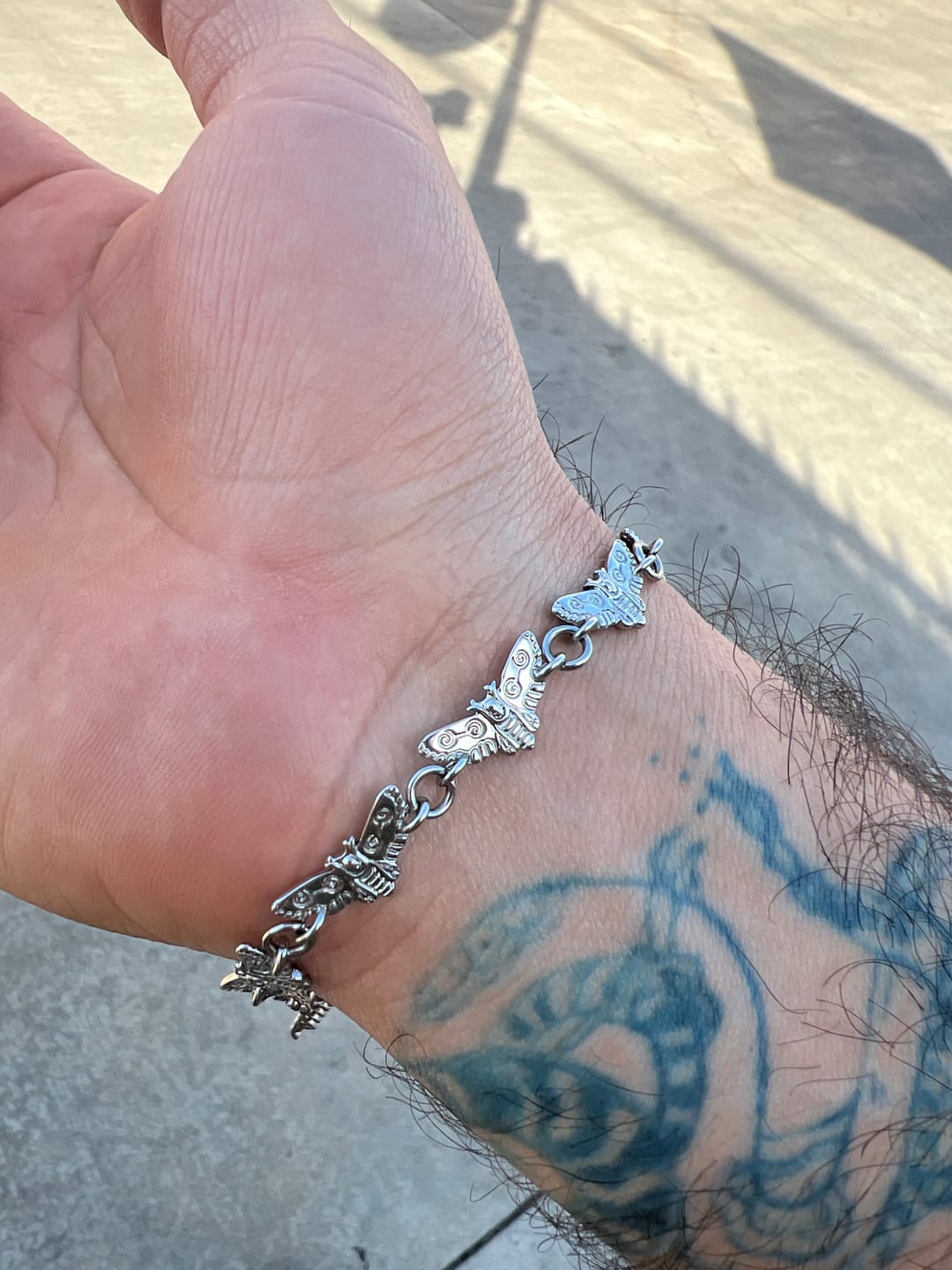 Customer photo review of MOTH BRACELET