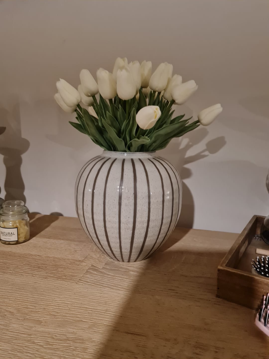 Customer photo review of Tulpen Boeket - Wit (25 stengels)