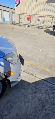 Customer photo review of 2008-11 Mercedes-Benz C-Class W204 Tow Hook License Plate Mount Bracket