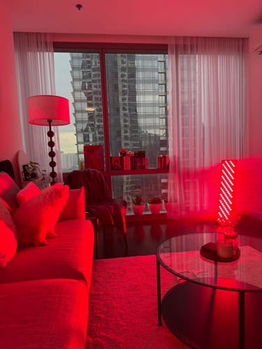 Customer photo review of Koanna® Luma1000™ – Powerful, Mid-Size Red Light Therapy Panel