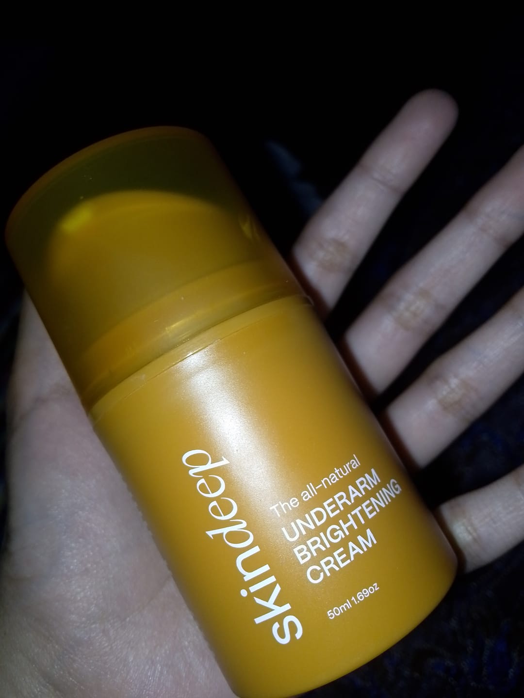 Customer photo review of THE ALL-NATURAL UNDERARM BRIGHTENING CREAM