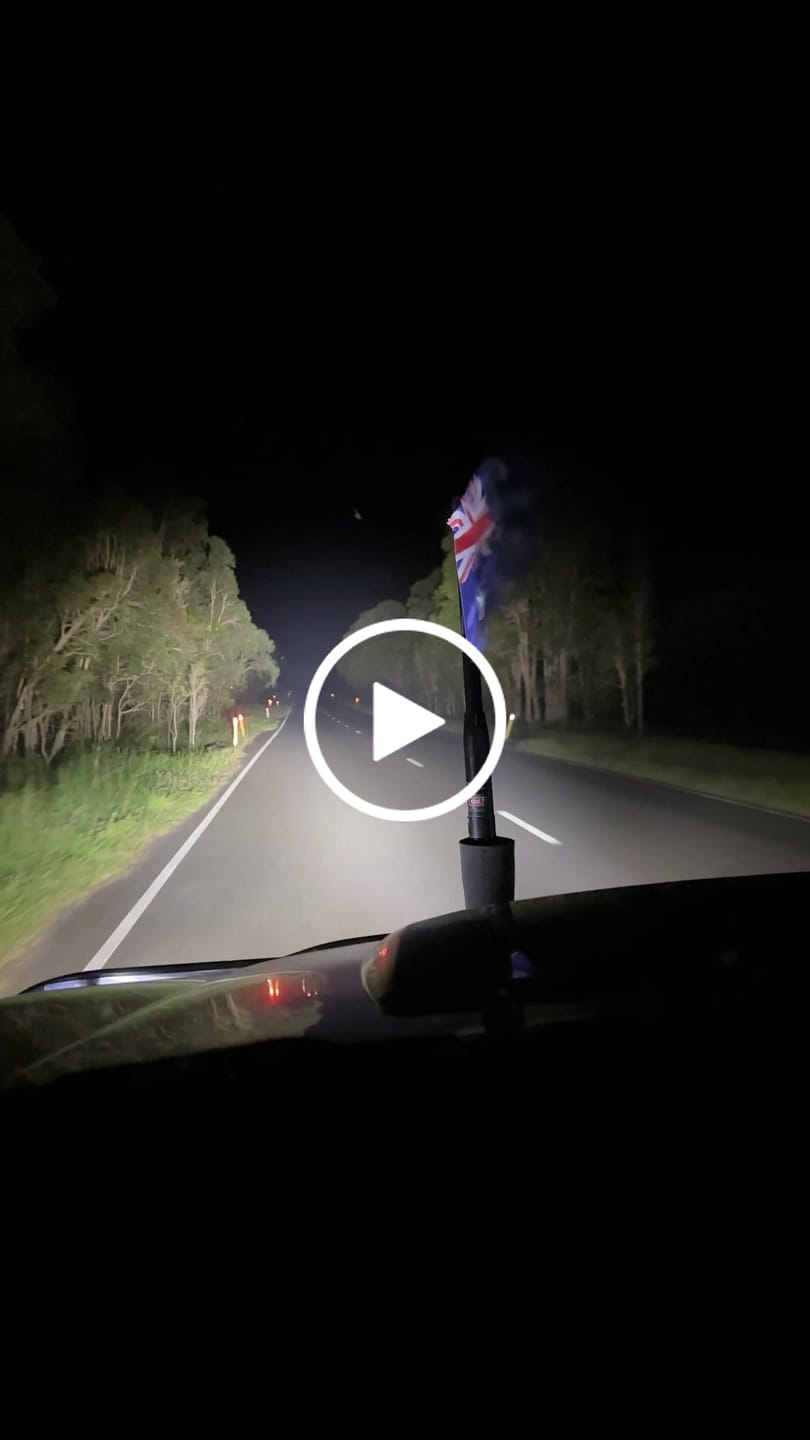 Customer video review of Covert 9 Inch LED Driving Lights (PAIR W/HARNESS)