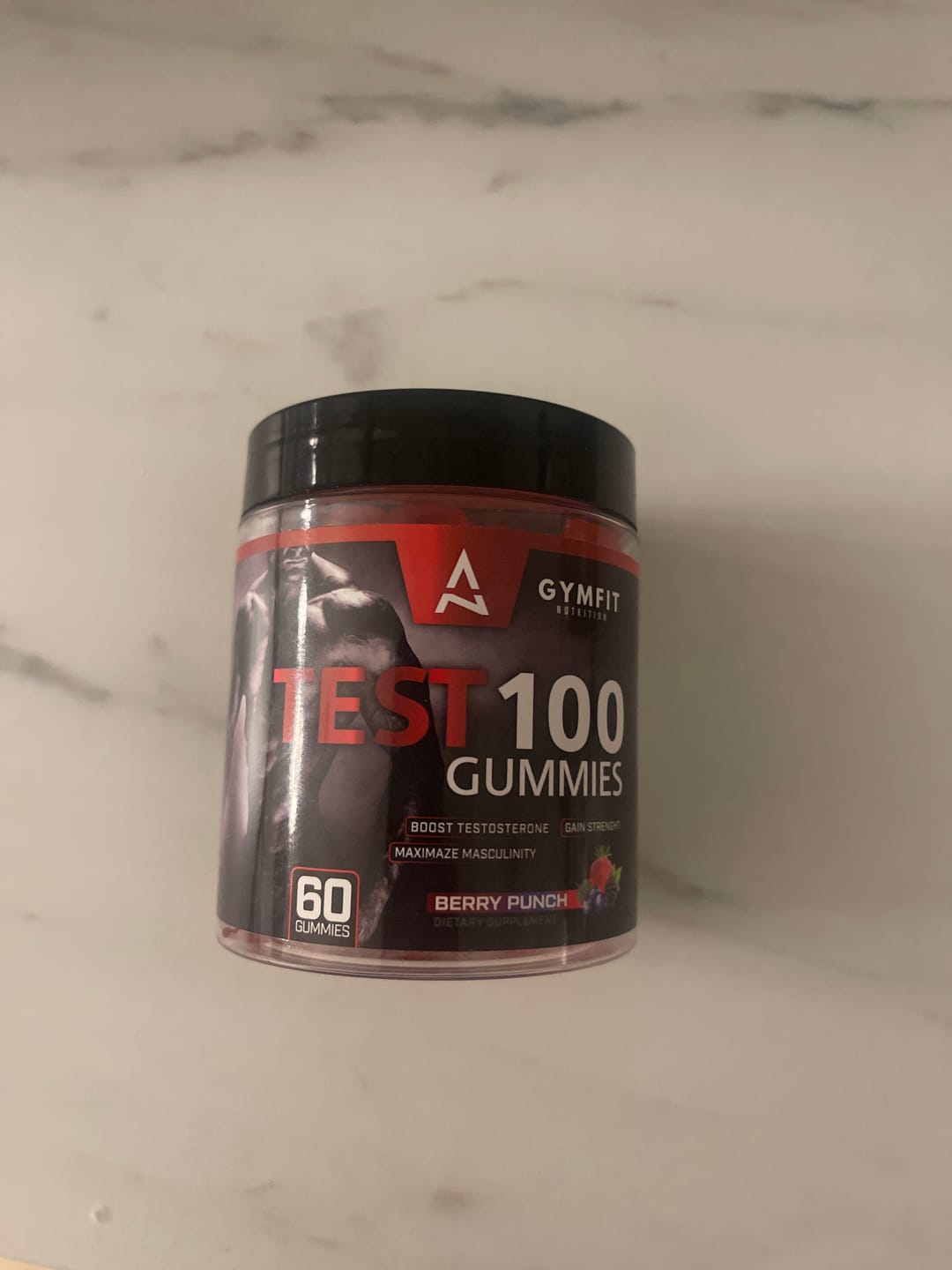 Customer photo review of Gymfit Nutrition TEST 100 Gummies