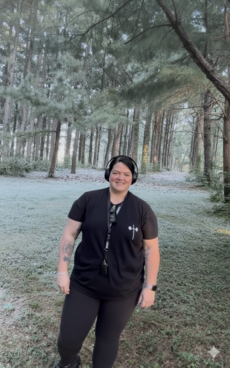 Customer photo review of Original Fitted Performance Tee