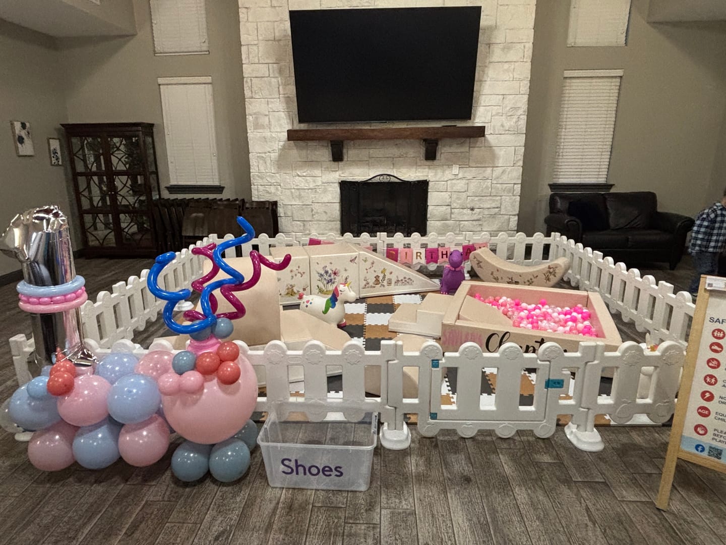 Customer photo review of Soft Play - 4 - Plastic Fences No Gate