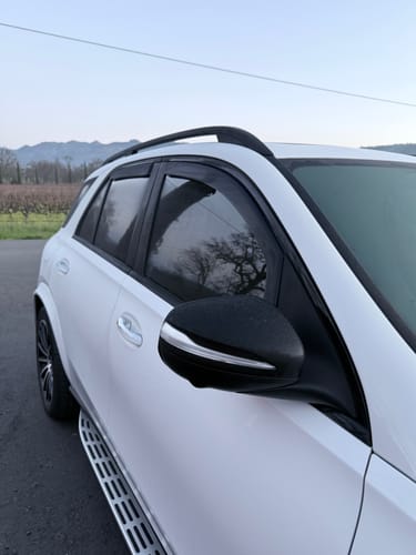 Customer photo review of Fits 2020-2024 Mercedes-Benz GLE In-Channel Vent Window Visors Rain Guards Shade Deflector