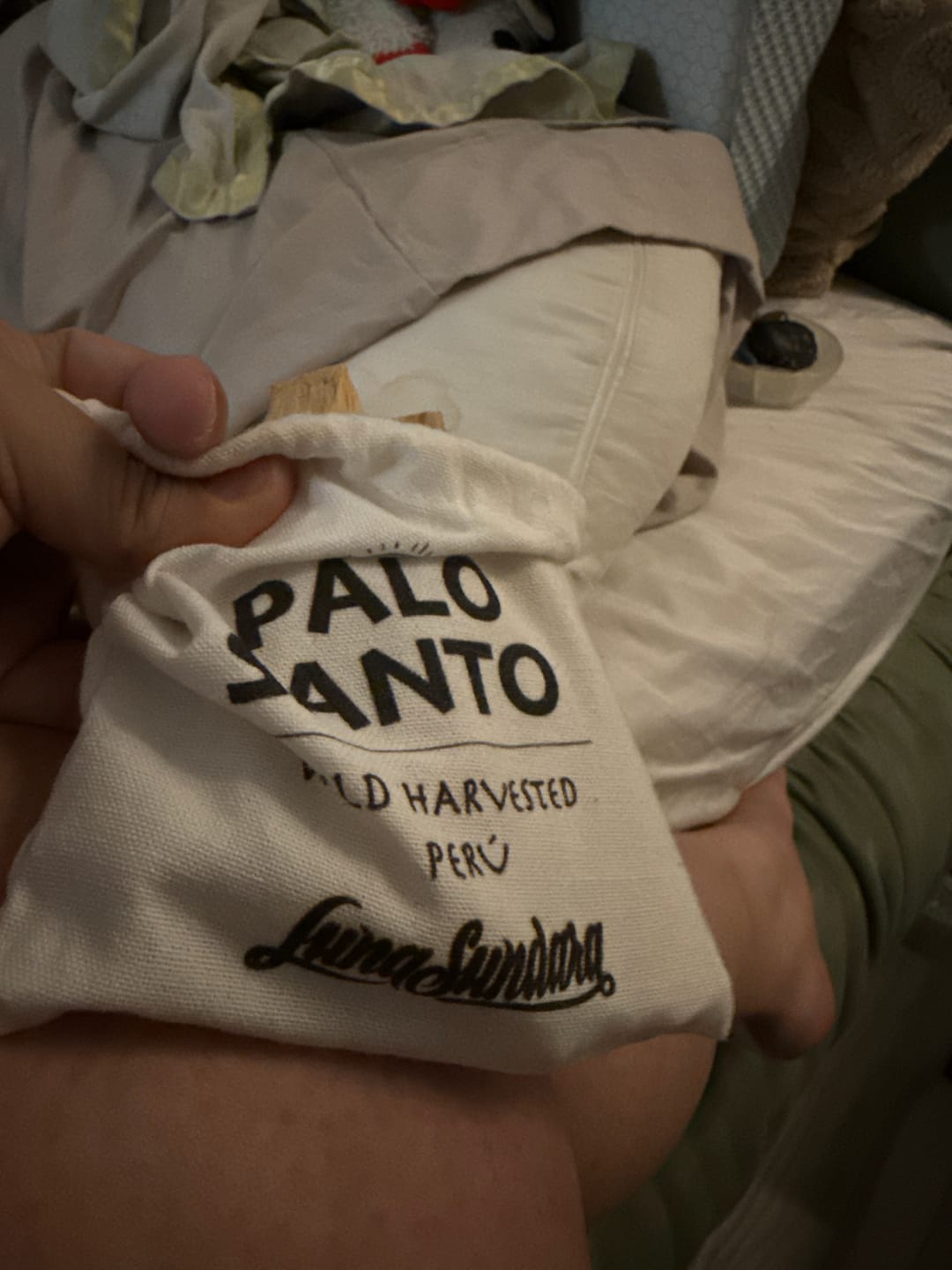 Customer photo review of Palo Santo Smudging Sticks Premium 100 Grams (Approximately 10-15 Sticks)
