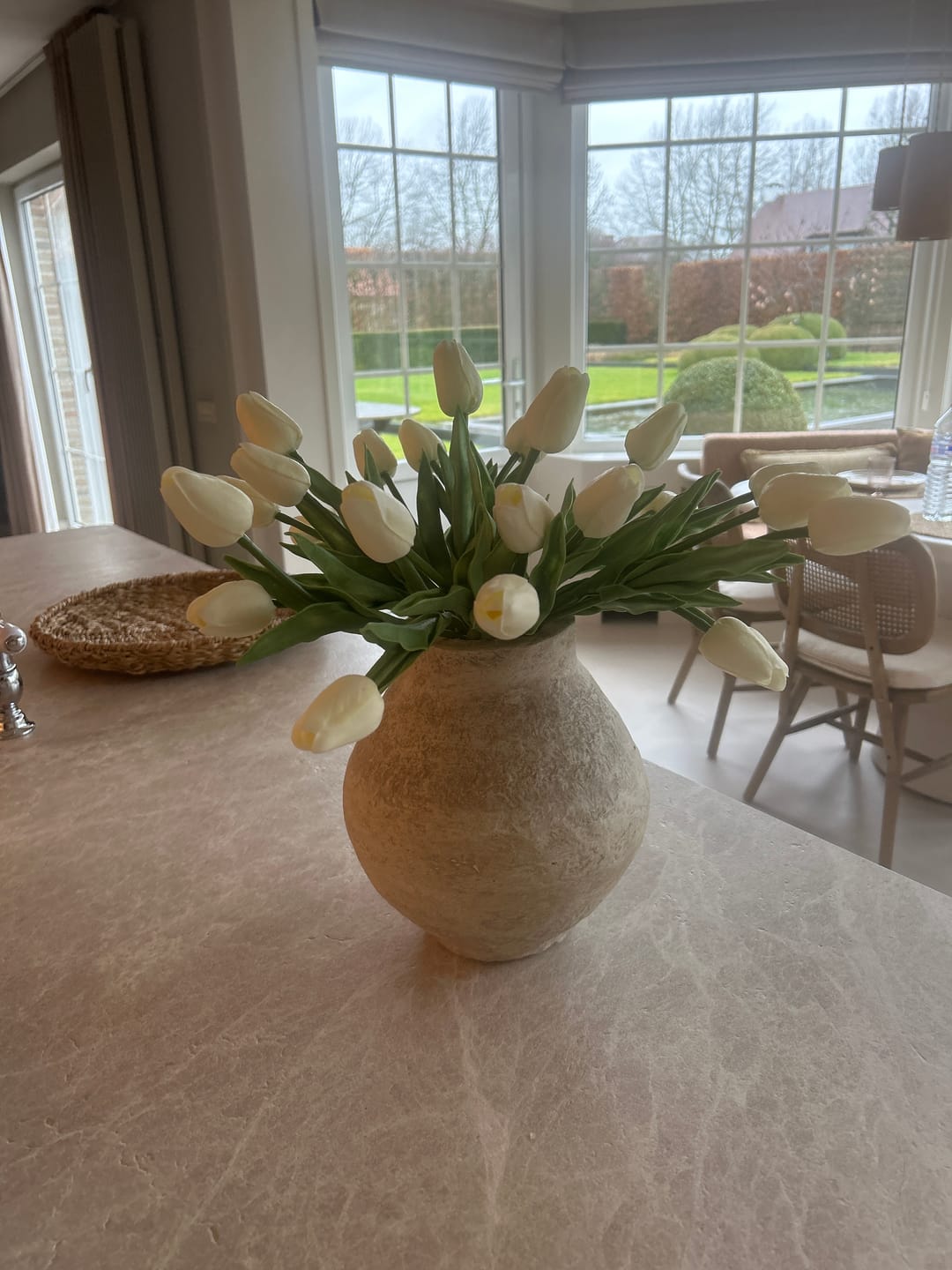 Customer photo review of Tulpen Boeket - Wit (25 stengels)