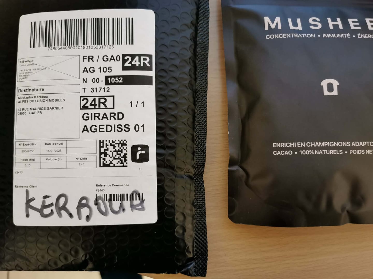 Customer photo review of Cacao Adaptogène (150g)