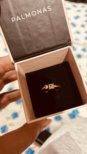 Customer photo review of Duo Gem CZ Statement Ring