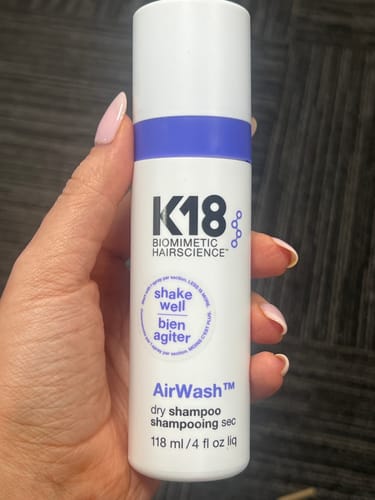 Customer photo review of K18 AirWash Dry Shampoo 118ml