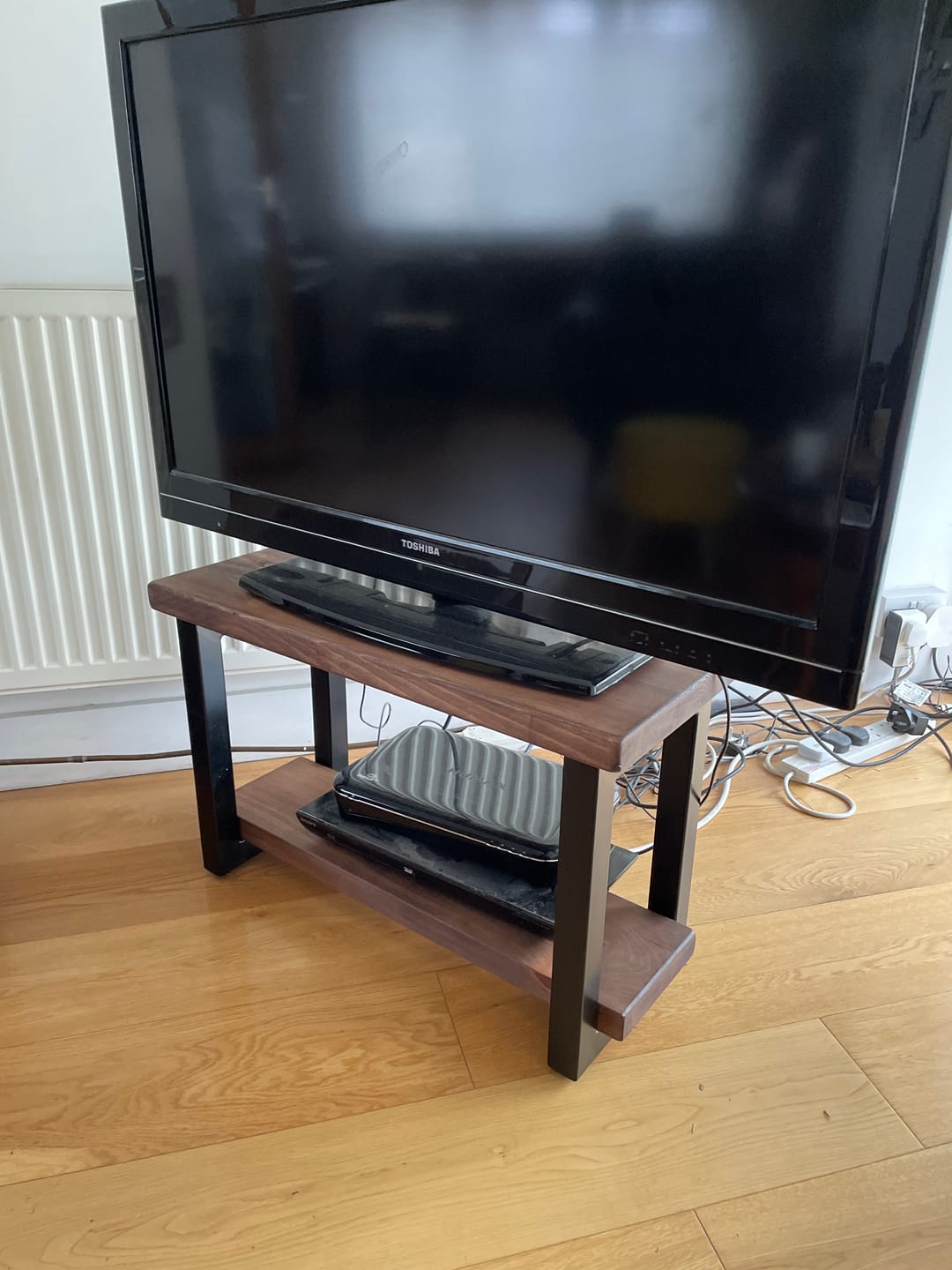 Customer photo review of Industrial style TV Stand | Media Unit