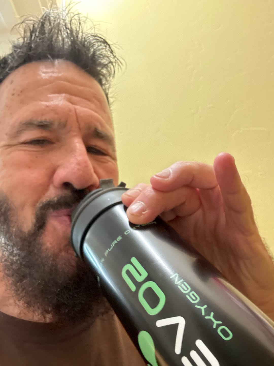 Customer photo review of Eucalyptus Infused 98% Pure Oxygen
