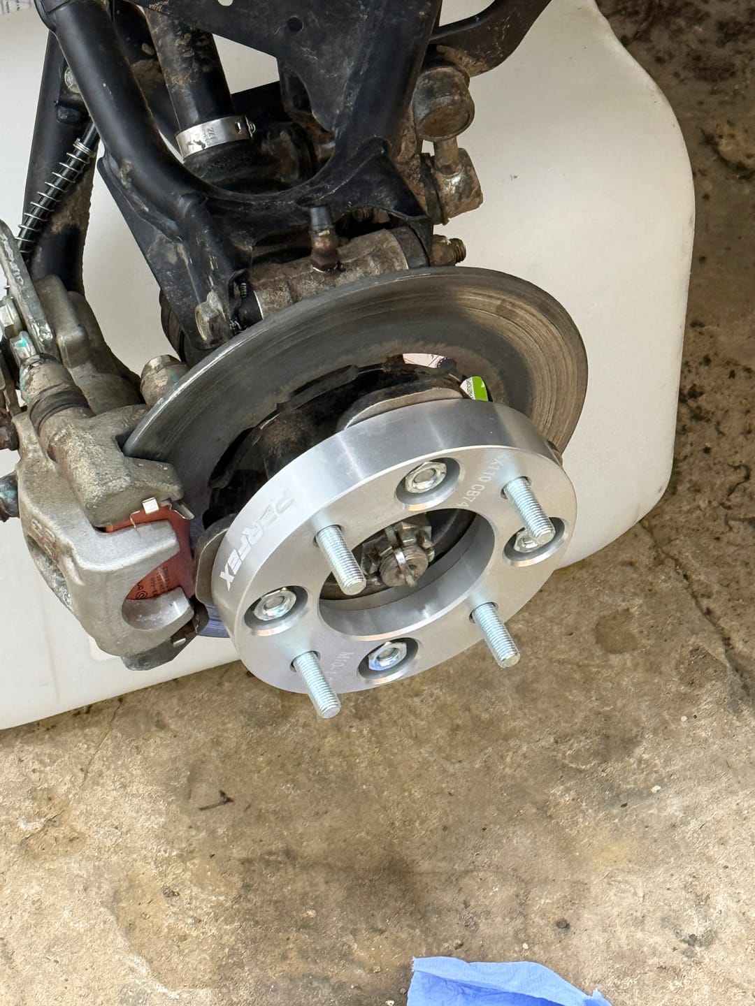 Customer photo review of CFMoto Wheel Spacers - CForce 400/500/600/800/1000
