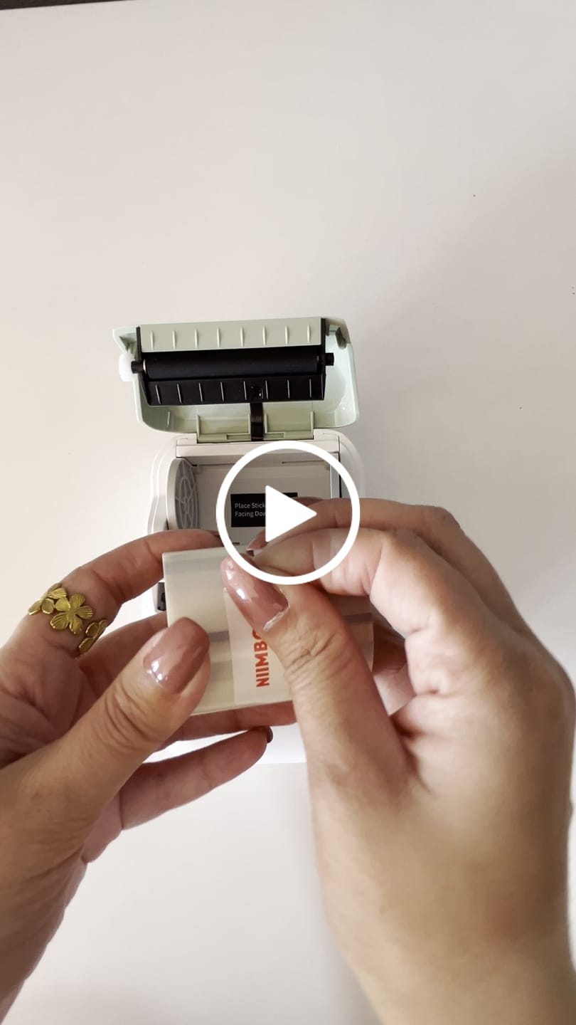 Customer video review of Round Label Tape for B21, B1, B3S
