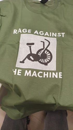 Customer photo review of RAGE AGAINST THE MACHINE T-SHIRT