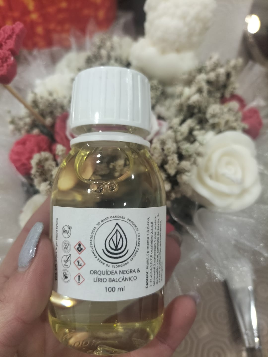 Customer photo review of Fragancia ORQUÍDEA NEGRA & LIRIO BALCÁNICO