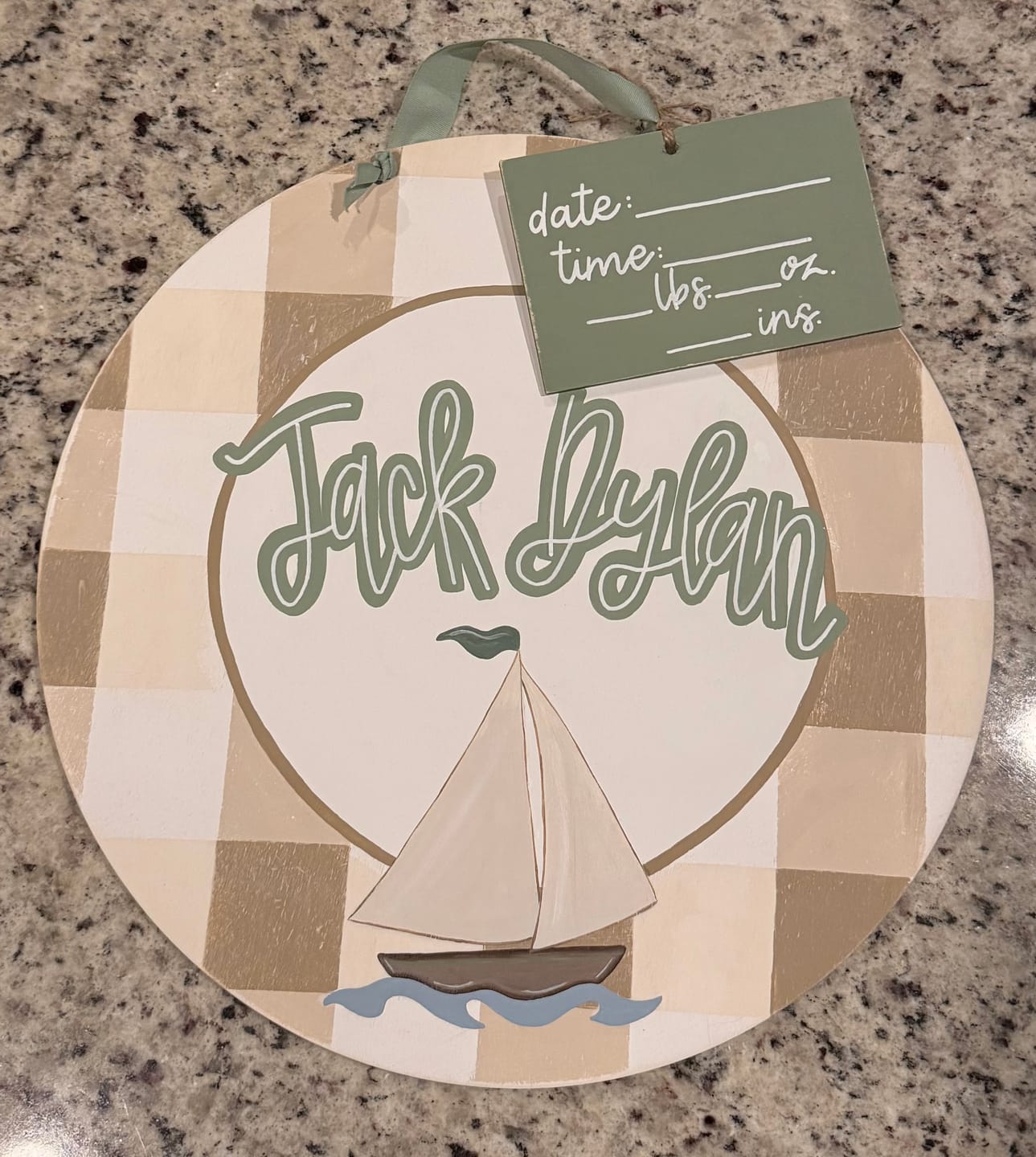 Customer photo review of Unfinished Wood Circle Round | Circle Blank | DIY Craft Cutout | Up to 36"