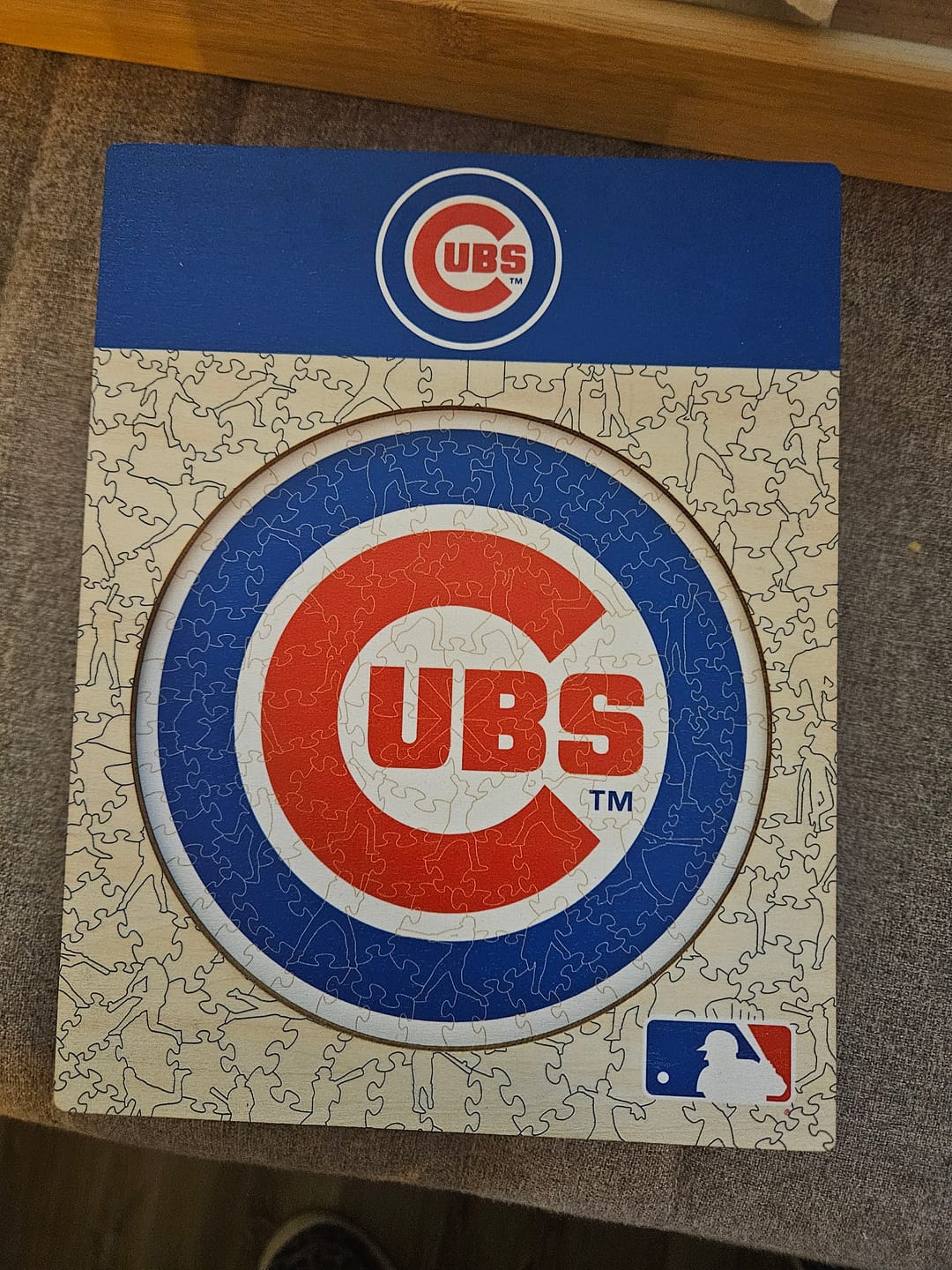 Customer photo review of Chicago Cubs™ - Wooden Puzzle