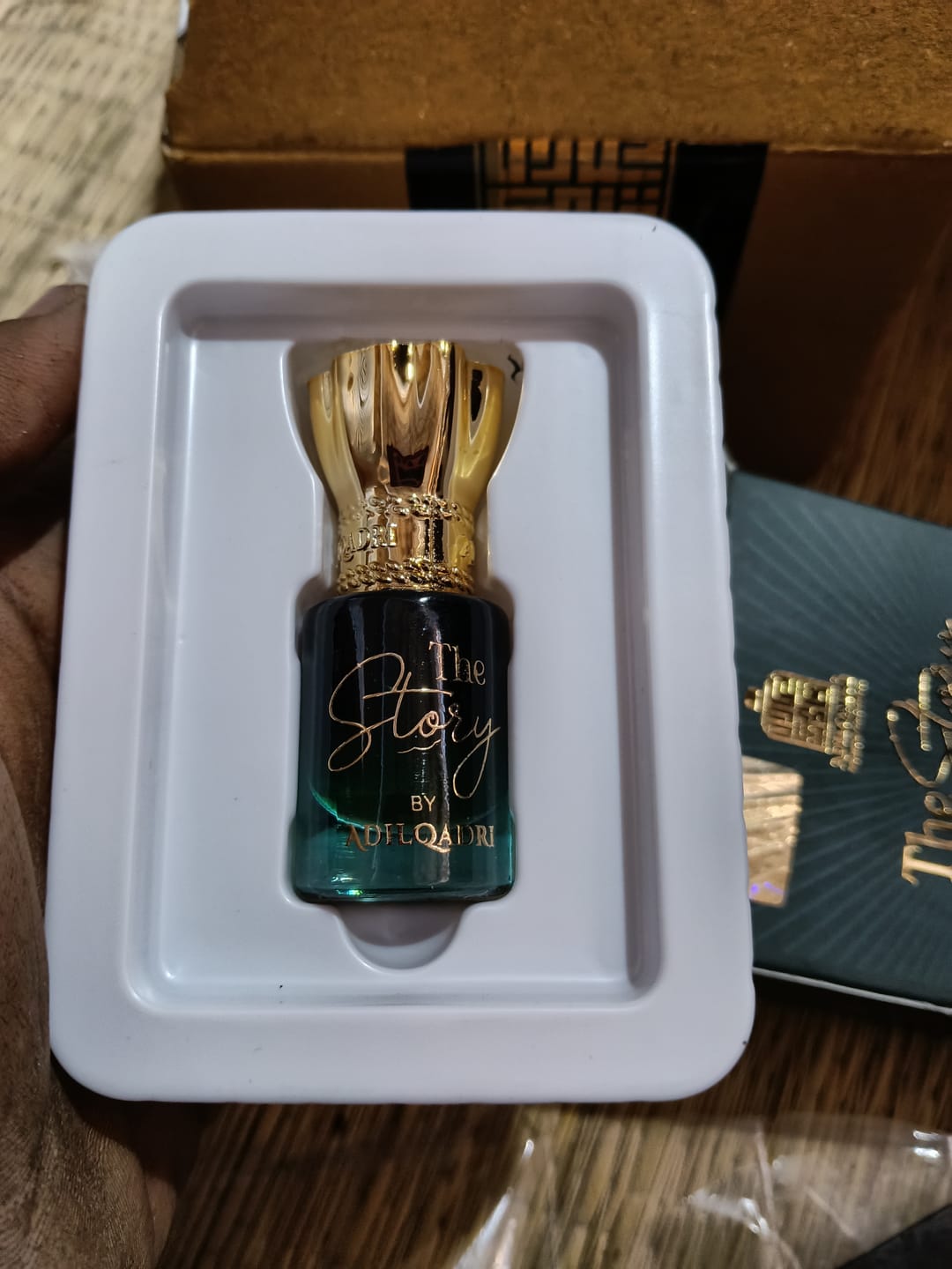 Customer photo review of The Story Luxury Attar Perfume