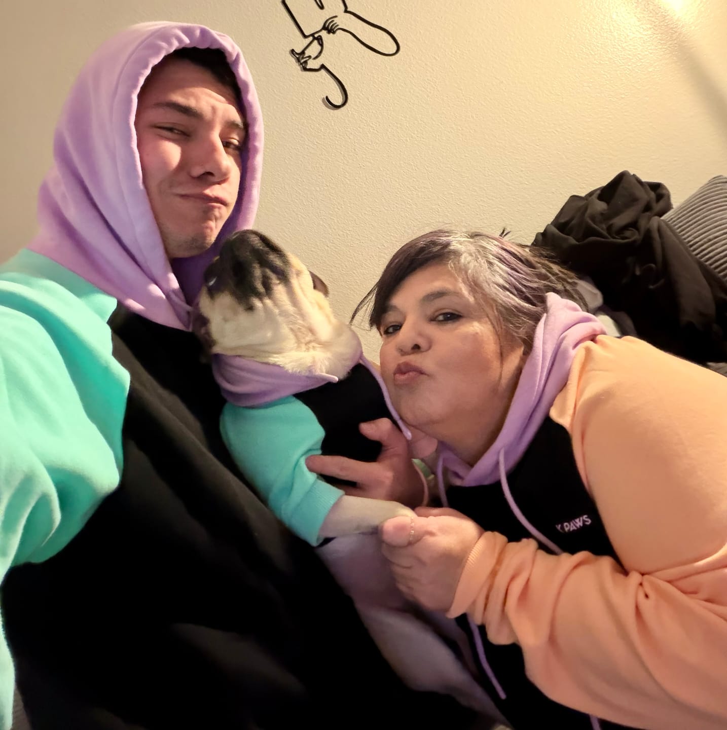 Customer photo review of Cyber Punk Human Hoodie