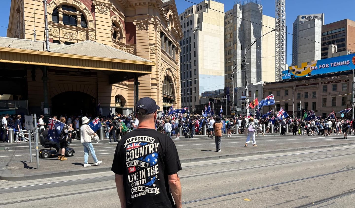 Customer photo review of Stand Up Tee - Black