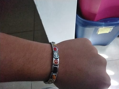 Customer photo review of Charm Balon Basket Rojo