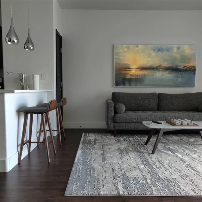 Customer photo review of Abstract Painting Canvas #AP193