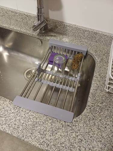 Customer photo review of Escurridor De Platos Ajustable Para Cocina
