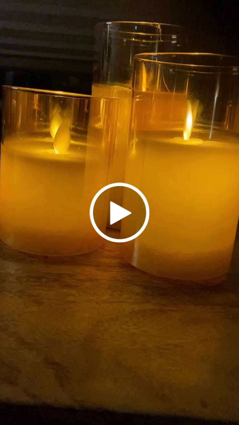 Customer video review of FLAMME Vlamloze LED Kaarsenset