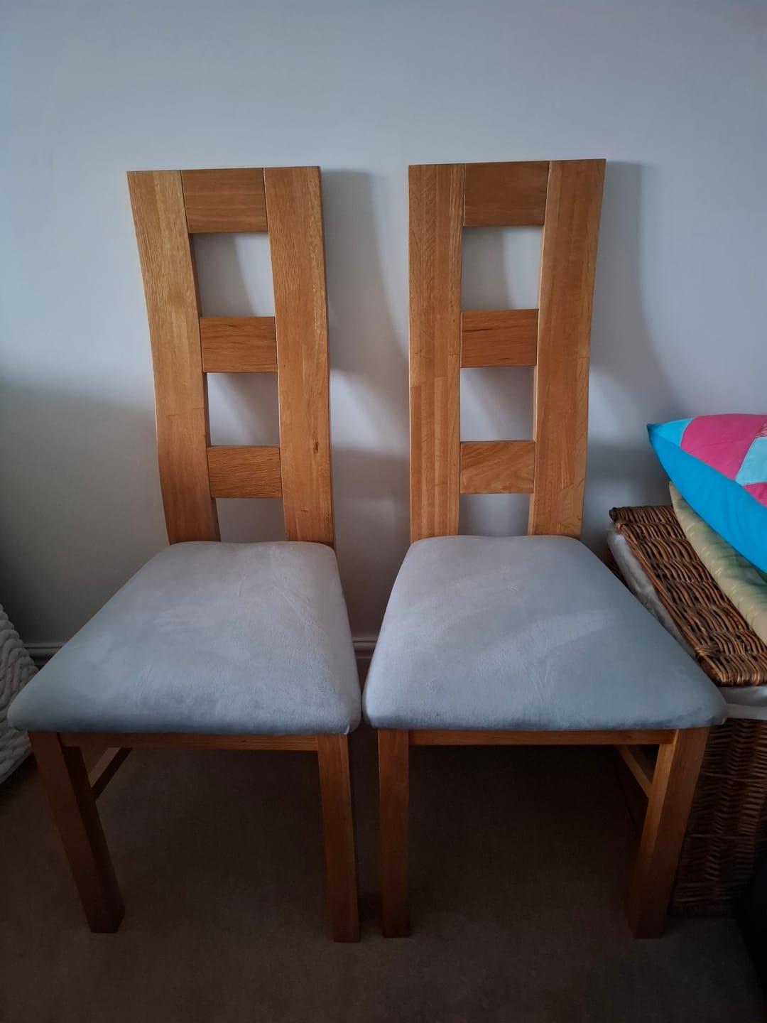 Customer photo review of Plain Upholstery Velvet Fabric