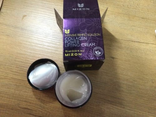 Customer photo review of Mizon - Crème hydratante liftante anti-âge au collagène - 35/75ml