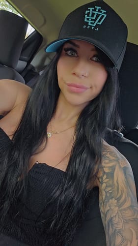 Customer photo review of LVCO Midnight Mint A-Frame Snapback