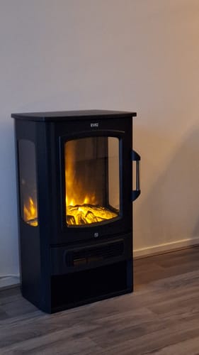 Customer photo review of EVIQ Elektrische Sfeerhaard Toronto - Vrijstaand