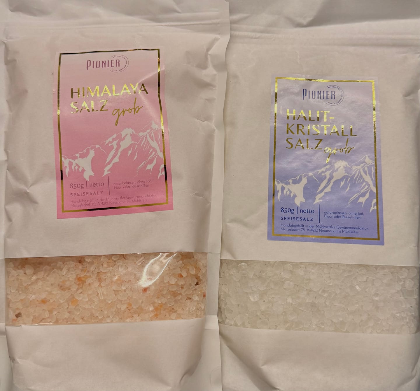 Customer photo review of Halit-Kristallsalz fein (850g)