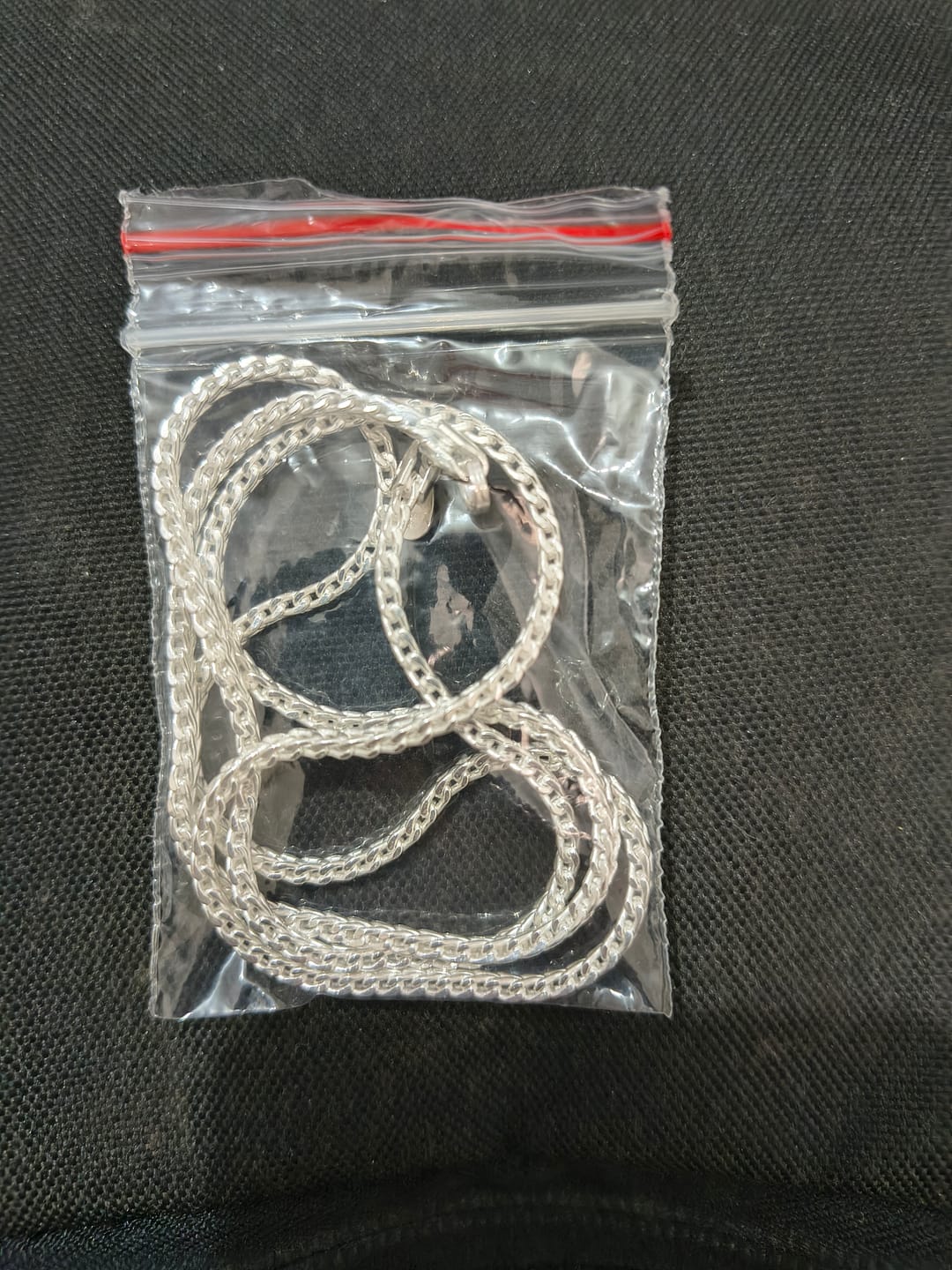 Customer photo review of Silver Classic Love Chain for Him