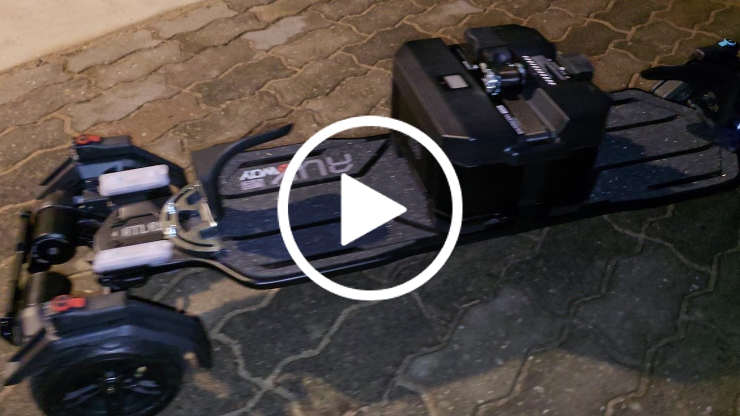 Customer video review of Exway Electric Skateboard Footrest