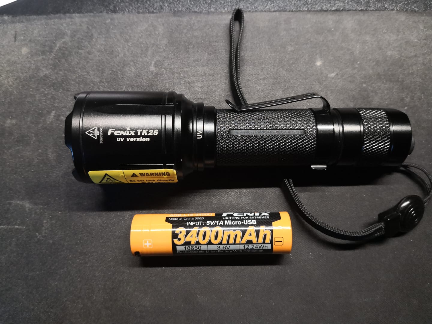 Customer photo review of FENIX - ARBL18-3400U - Batterie rechargeable 3.6V - 3400mAh