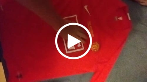 Customer video review of Manchester United maillot Domicile Rétro Manches Longues 2007 2008