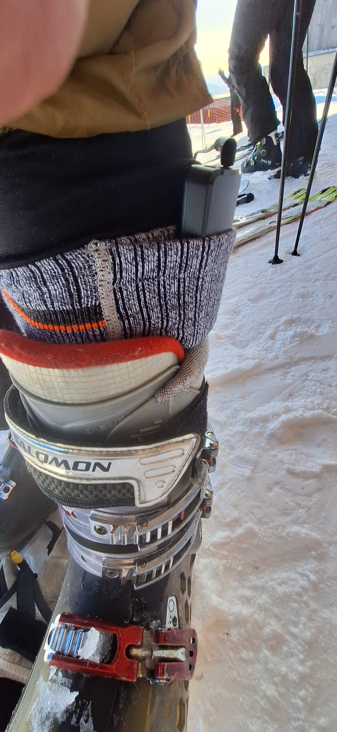 Customer photo review of Beheizte Socken – Perfekt für Ski, Outdoor & Winter